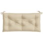 vidaXL Gartenbank-Auflage Beige 110x50x7 cm Oxford-Gewebe vidaXL Gartenbank-Auflage Beige 110x50x7 cm Oxford-Gewebe