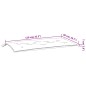 vidaXL Gartenbank-Auflage Blau 110x50x7 cm Oxford-Gewebe vidaXL Gartenbank-Auflage Blau 110x50x7 cm Oxford-Gewebe