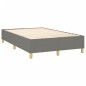 vidaXL Boxspringbett mit Matratze Dunkelgrau 120x190 cm Stoff vidaXL Boxspringbett mit Matratze Dunkelgrau 120x190 cm Stoff
