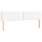 vidaXL Boxspringbett mit Matratze Weiß 120x190 cm Kunstleder vidaXL Boxspringbett mit Matratze Weiß 120x190 cm Kunstleder
