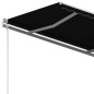 vidaXL Markise Automatisch Einziehbar mit Pfosten 4,5x3 m Anthrazit vidaXL Markise Automatisch Einziehbar mit Pfosten 4,5x3 m Anthrazit