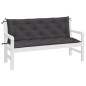 vidaXL Gartenbank-Auflagen 2 Stk. Anthrazit 150x50x7 cm Oxford-Gewebe vidaXL Gartenbank-Auflagen 2 Stk. Anthrazit 150x50x7 cm Oxford-Gewebe