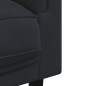 vidaXL 2-tlg. Sofagarnitur mit Kissen Schwarz Samt vidaXL 2-tlg. Sofagarnitur mit Kissen Schwarz Samt