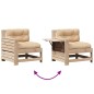 vidaXL 7-tlg. Garten-Lounge-Set mit Kissen Massivholz Kiefer vidaXL 7-tlg. Garten-Lounge-Set mit Kissen Massivholz Kiefer
