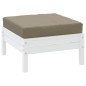 vidaXL Palettenkissen Taupe 60x60x8 cm Oxford-Gewebe vidaXL Palettenkissen Taupe 60x60x8 cm Oxford-Gewebe