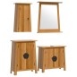 vidaXL 4-tlg. Badmöbel-Set Massivholz Kiefer vidaXL 4-tlg. Badmöbel-Set Massivholz Kiefer