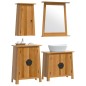 vidaXL 4-tlg. Badmöbel-Set Massivholz Kiefer vidaXL 4-tlg. Badmöbel-Set Massivholz Kiefer