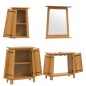 vidaXL 4-tlg. Badmöbel-Set Massivholz Kiefer vidaXL 4-tlg. Badmöbel-Set Massivholz Kiefer