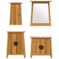 vidaXL 4-tlg. Badmöbel-Set Massivholz Kiefer vidaXL 4-tlg. Badmöbel-Set Massivholz Kiefer