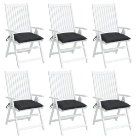 vidaXL Palettenkissen 6 Stk. Schwarz 50x50x7 cm Oxford-Gewebe