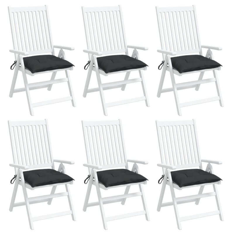 vidaXL Palettenkissen 6 Stk. Schwarz 50x50x7 cm Oxford-Gewebe vidaXL Palettenkissen 6 Stk. Schwarz 50x50x7 cm Oxford-Gewebe