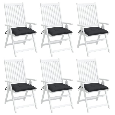 vidaXL Palettenkissen 6 Stk. Schwarz 50x50x7 cm Oxford-Gewebe