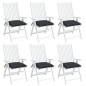 vidaXL Palettenkissen 6 Stk. Schwarz 50x50x7 cm Oxford-Gewebe vidaXL Palettenkissen 6 Stk. Schwarz 50x50x7 cm Oxford-Gewebe
