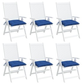 vidaXL Palettenkissen 6 Stk. Blau 50x50x7 cm Oxford-Gewebe