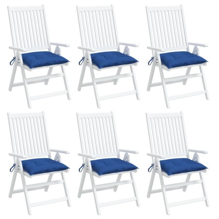 vidaXL Palettenkissen 6 Stk. Blau 50x50x7 cm Oxford-Gewebe