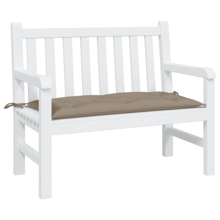 vidaXL Gartenbank-Auflage Taupe 100x50x7 cm Oxford-Gewebe