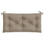 vidaXL Gartenbank-Auflage Taupe 100x50x7 cm Oxford-Gewebe vidaXL Gartenbank-Auflage Taupe 100x50x7 cm Oxford-Gewebe