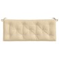 vidaXL Gartenbank-Auflagen 2 Stk. Beige 120x50x7 cm Oxford-Gewebe vidaXL Gartenbank-Auflagen 2 Stk. Beige 120x50x7 cm Oxford-Gewebe