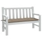 vidaXL Gartenbank-Auflage Taupe 120x50x7 cm Oxford-Gewebe vidaXL Gartenbank-Auflage Taupe 120x50x7 cm Oxford-Gewebe
