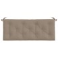 vidaXL Gartenbank-Auflage Taupe 120x50x7 cm Oxford-Gewebe vidaXL Gartenbank-Auflage Taupe 120x50x7 cm Oxford-Gewebe