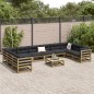 vidaXL 11-tlg. Garten-Sofagarnitur Kiefernholz Imprägniert vidaXL 11-tlg. Garten-Sofagarnitur Kiefernholz Imprägniert