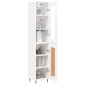 Highboard Weiß 34,5x34x180 cm Holzwerkstoff Highboard Weiß 34,5x34x180 cm Holzwerkstoff