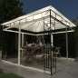 vidaXL Pavillon mit Moskitonetz & LED-Lichterkette 3x3x2,73m Cremeweiß vidaXL Pavillon mit Moskitonetz & LED-Lichterkette 3x3x2,73m Cremeweiß
