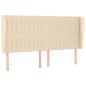 vidaXL Boxspringbett mit Matratze Creme 180x200 cm Stoff vidaXL Boxspringbett mit Matratze Creme 180x200 cm Stoff