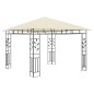 vidaXL Pavillon mit Moskitonetz & LED-Lichterkette 3x3x2,73m Cremeweiß vidaXL Pavillon mit Moskitonetz & LED-Lichterkette 3x3x2,73m Cremeweiß