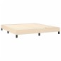 vidaXL Boxspringbett mit Matratze Creme 160x200 cm Stoff vidaXL Boxspringbett mit Matratze Creme 160x200 cm Stoff