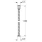 Tiger Ultrahose 150 cm Chrom Tiger Ultrahose 150 cm Chrom