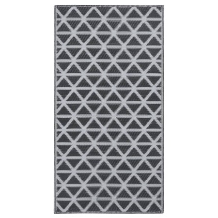 vidaXL Outdoor-Teppich Schwarz 80x150 cm PP