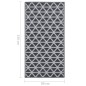 vidaXL Outdoor-Teppich Schwarz 80x150 cm PP vidaXL Outdoor-Teppich Schwarz 80x150 cm PP