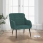 vidaXL Sessel Dunkelgrün 63x76x80 cm Samt vidaXL Sessel Dunkelgrün 63x76x80 cm Samt