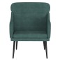 vidaXL Sessel Dunkelgrün 63x76x80 cm Samt vidaXL Sessel Dunkelgrün 63x76x80 cm Samt