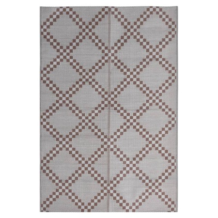 vidaXL Outdoor-Teppich Braun 140x200 cm PP