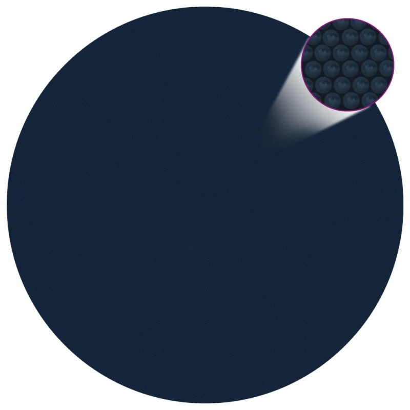 vidaXL Treibende Pool-Solarplane PE 549 cm Schwarz und Blau vidaXL Treibende Pool-Solarplane PE 549 cm Schwarz und Blau