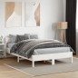vidaXL Massivholzbett ohne Matratze Weiß 140x190 cm Kiefernholz vidaXL Massivholzbett ohne Matratze Weiß 140x190 cm Kiefernholz