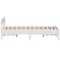 vidaXL Massivholzbett ohne Matratze Weiß 140x190 cm Kiefernholz vidaXL Massivholzbett ohne Matratze Weiß 140x190 cm Kiefernholz