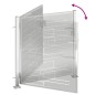 vidaXL Gartentor 100x100 cm Edelstahl vidaXL Gartentor 100x100 cm Edelstahl