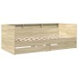 vidaXL Tagesbett mit Schubladen Sonoma-Eiche 100x200 cm Holzwerkstoff vidaXL Tagesbett mit Schubladen Sonoma-Eiche 100x200 cm Holzwerkstoff