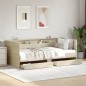 vidaXL Tagesbett mit Schubladen Sonoma-Eiche 100x200 cm Holzwerkstoff vidaXL Tagesbett mit Schubladen Sonoma-Eiche 100x200 cm Holzwerkstoff