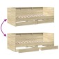 vidaXL Tagesbett mit Schubladen Sonoma-Eiche 100x200 cm Holzwerkstoff vidaXL Tagesbett mit Schubladen Sonoma-Eiche 100x200 cm Holzwerkstoff
