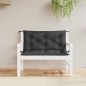 vidaXL Gartenbank-Auflagen 2 Stk. Schwarz 100x50x7 cm Oxford-Gewebe vidaXL Gartenbank-Auflagen 2 Stk. Schwarz 100x50x7 cm Oxford-Gewebe