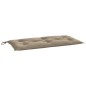 vidaXL Gartenbank-Auflage Taupe 110x50x7 cm Oxford-Gewebe vidaXL Gartenbank-Auflage Taupe 110x50x7 cm Oxford-Gewebe
