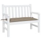 vidaXL Gartenbank-Auflage Taupe 110x50x7 cm Oxford-Gewebe vidaXL Gartenbank-Auflage Taupe 110x50x7 cm Oxford-Gewebe