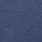 vidaXL Boxspringbett mit Matratze Blau 120x190 cm Stoff vidaXL Boxspringbett mit Matratze Blau 120x190 cm Stoff