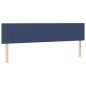 vidaXL Boxspringbett mit Matratze Blau 120x190 cm Stoff vidaXL Boxspringbett mit Matratze Blau 120x190 cm Stoff