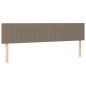 vidaXL Boxspringbett mit Matratze Taupe 120x190 cm Stoff vidaXL Boxspringbett mit Matratze Taupe 120x190 cm Stoff