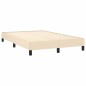vidaXL Boxspringbett mit Matratze Creme 120x190 cm Stoff vidaXL Boxspringbett mit Matratze Creme 120x190 cm Stoff